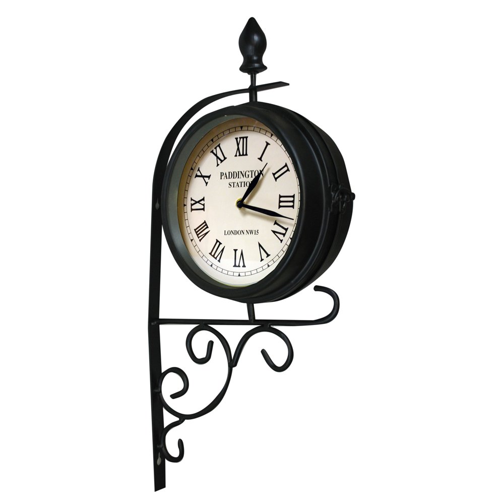 Kingfisher Victorian Station Style Garden Clock