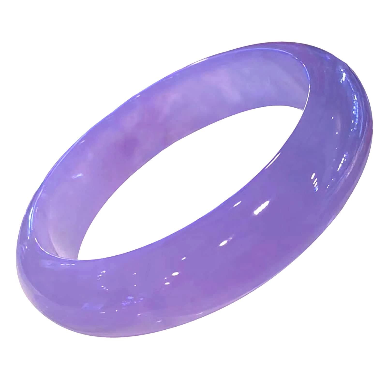 Bracelets en jade de lavande classique avec boîte cadeau et certificat