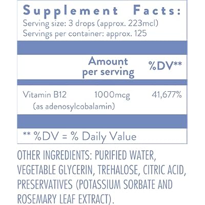 Holistic Health Adenosyl B12 MegaDropsTM 28ML (.95 FL oz)