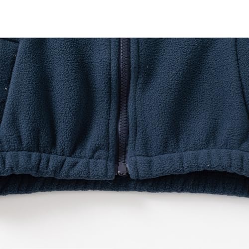 Image of Toddlers Boys Fleece Jacket Full Zipper Outerwear Fleece Coat