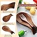 Acacia Wood Spoon Rest for Stove Top Bamboo Holder for Spatula Wood Rest for Kitchen, Counter Spoon Holder for Countertop, Tong, Modern and Rustic for Farmhouse as a Dining Table Decor(Brown)