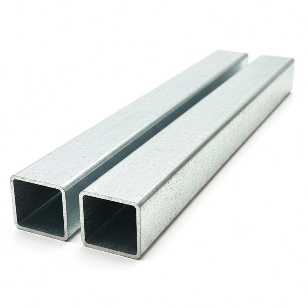 Solarware GI Square Pipe 8 Feet Length, 72x72mm – Heavy Duty Galvanized Steel Tubes for Solar Panel Structure Stand, Pergola, Industrial & Home Use (Pack of 2pcs)-image-24