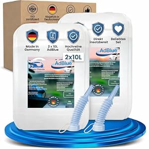 Adblue® 2x10 L [MADE IN GERMANY ] - 20 L für diesel ISO 22240 – Adblue®mit Ausgießer (20 Liter)