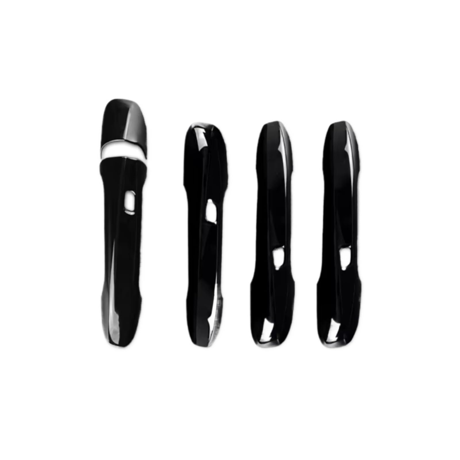 Rcuihgfb Four Holes Door Handle Shell Compatible With Benz For W177 2019-2024 For W247 2020-2024 For W205 2015-2021 Car Door Handle Cover Trim Set(Four Holes)