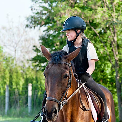 Chinfun Kids Horse Riding Gloves Equestrian Horseback Gloves For Youth Children Boys Girls Outdoor Biking Cycling Running Black L #TOP3