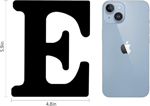 Miniatura 2 de Letras de madera blancas 3D de 6 pulgadas, letra de pared del alfabeto de madera para decoración de pared, manualidades de madera, letras de pie,