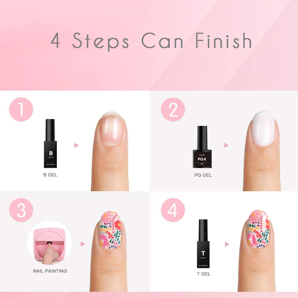 Amazon.com : Multifunction Portable Nail Art Printers Machine Transfer  Picture Nails Machine - Wifi Wireless Easy All-Intelligent 3D Nail Printers  Over 800 Pictures Pink : Beauty & Personal Care