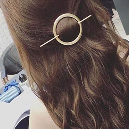 Horquillas de cola de caballo plateadas DreaminDreamyn para el cabello de mujer 5