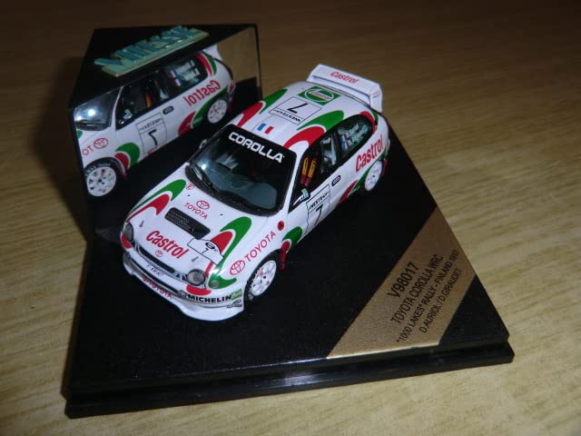TOYOTA Corolla № 3 Rally Sweden (1971) H.Mikkola - A.Hertz, White Red