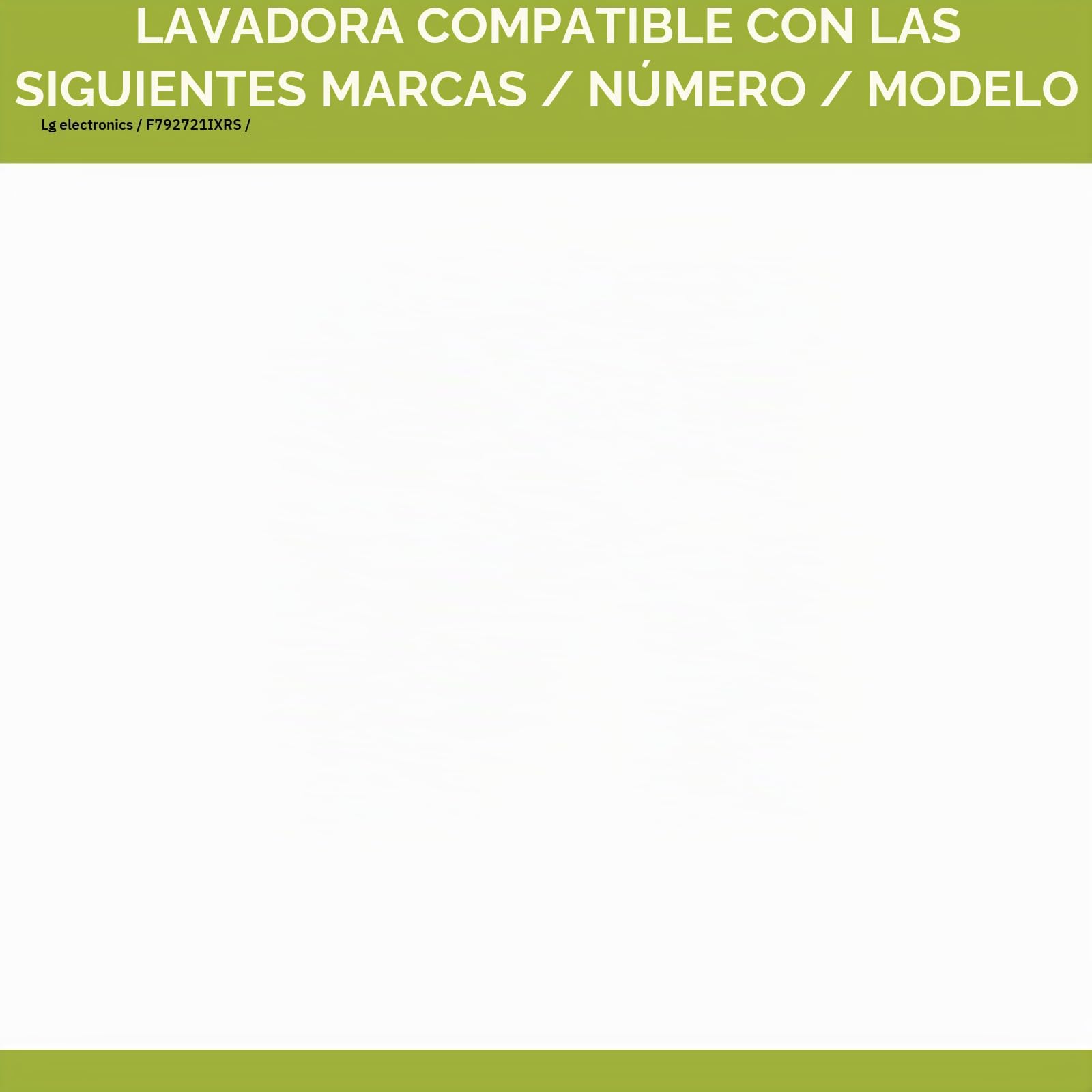 Bomba de drenaje compatible con LG EAU61383502 Askoll S3308 RT021600 para lavadora
