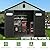 SHPAI 6X6 FT Outdoor Resin Storage Shed, Waterproof Plastic Garden Shed with Lockable Door, Windows & Vents, Outside Storage Tool Shed for Patio Furniture, Lawn Mower, Bike