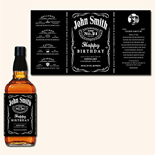 Affiche Prints L41 Personalised Tennessee Whiskey Bourbon ...
