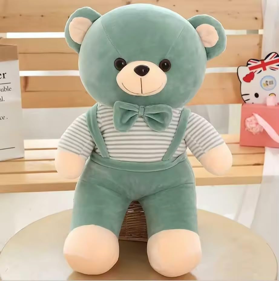 Image of Tickles Super Soft Teddy Stuffed Animal Plush Toy for Kids Birthday Gifts (Color: Green; Size: 40 cm)