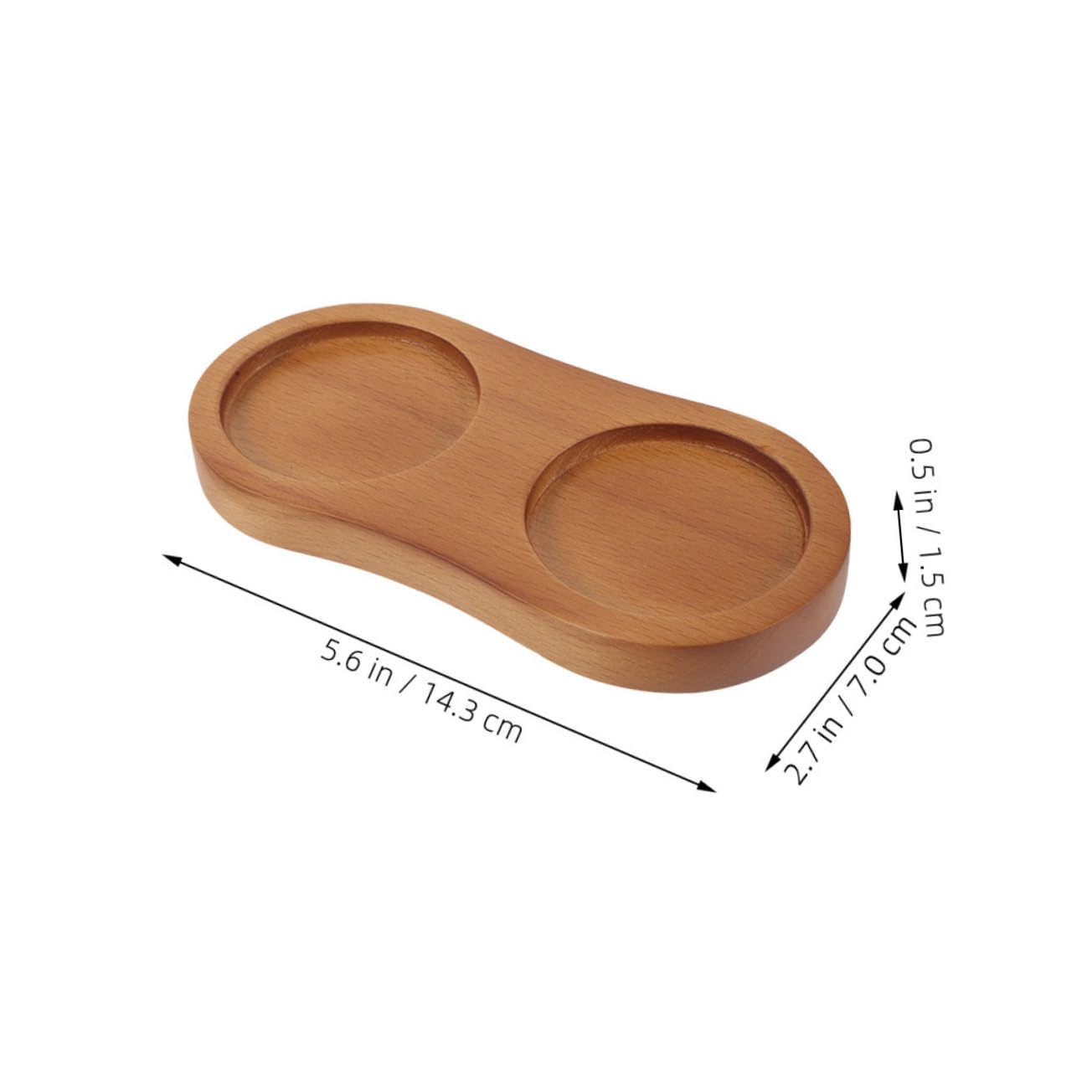 BRIGHTFUFU Base Pepperoncini Grinder Pepper Tray Salt Holder Counter Tray Storage Tray Pepper Burnisher Tray Salt and Pepper Holder Sauce Bottle Tray Condiment Tray Condiment Holder Wood