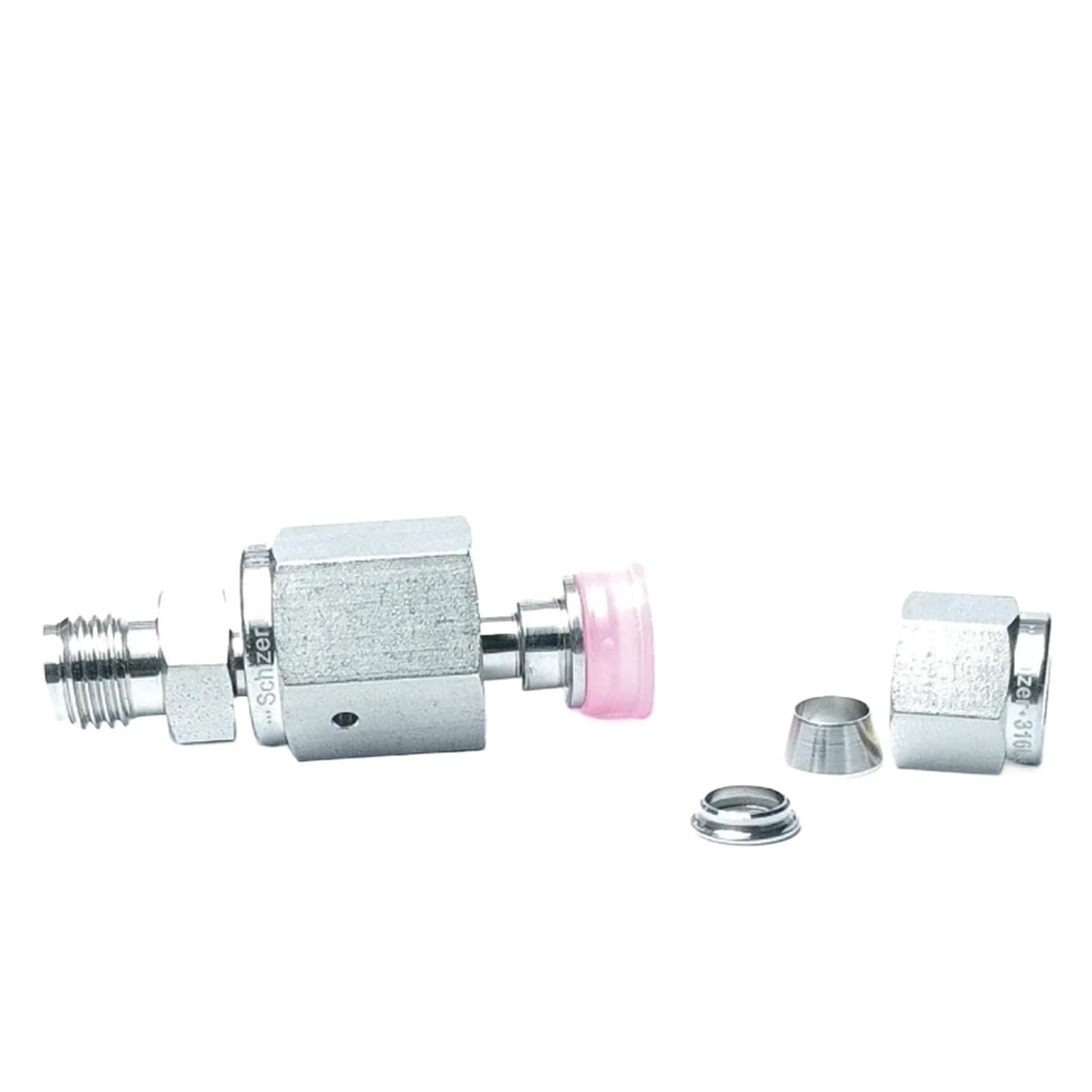 1/8 "1/4" 1/2 "VCR hembra a 6 8mm 1/8" 1/4 "1/2" tubo de compresión de doble virola SUS 316L acoplador de montaje de tubería de acero inoxidable(1l2 Inch VCR x 1l2 I)