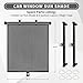 Sfee Car Window Shade for Side Windows, 2 Pack Sun Shade Retractable for Car Blocks Heat and UV Rays Glare Protection Roller Sunshade Visor for Baby, Kids, Pets, Passengers