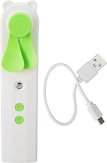 Misting Fan, Handheld Misting Fan Adjustable Strong Wind Rechargeable Portable Spray Mist Fan Misting Fan Spray Mist Fan for Home Outdoor Cooling and Comforting Your Skin