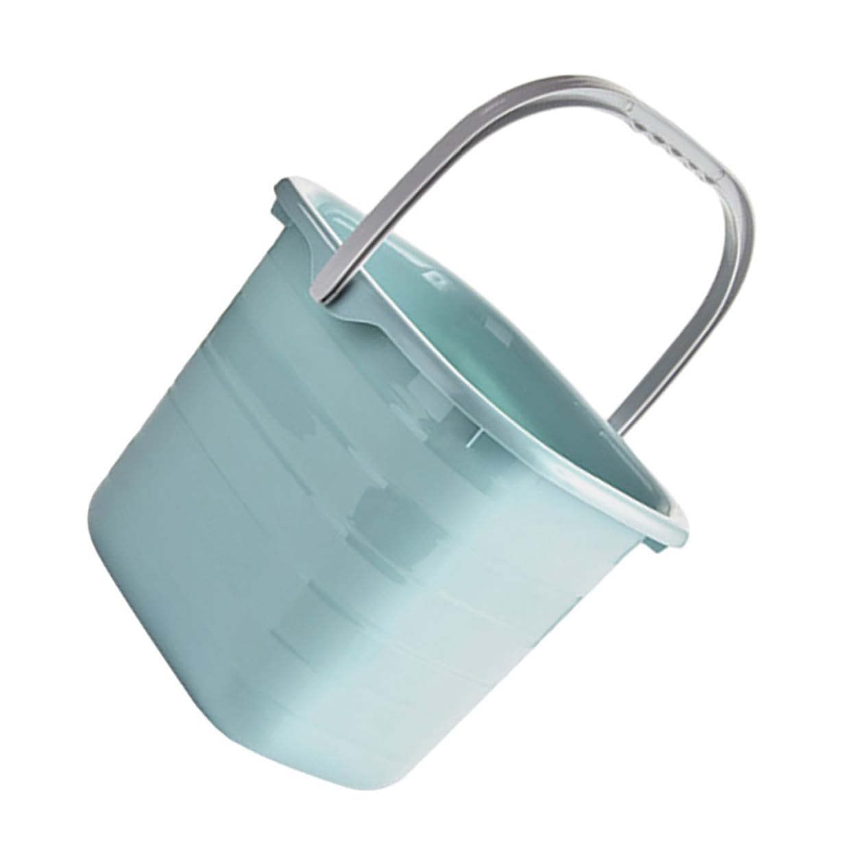 Abaodam Secchio D'acqua in Plastica Multipurpose Antiscivolo per Famiglia e Giardinaggio, Contenitore Resistente per Piante e Lavanderia Manico Ergonomico