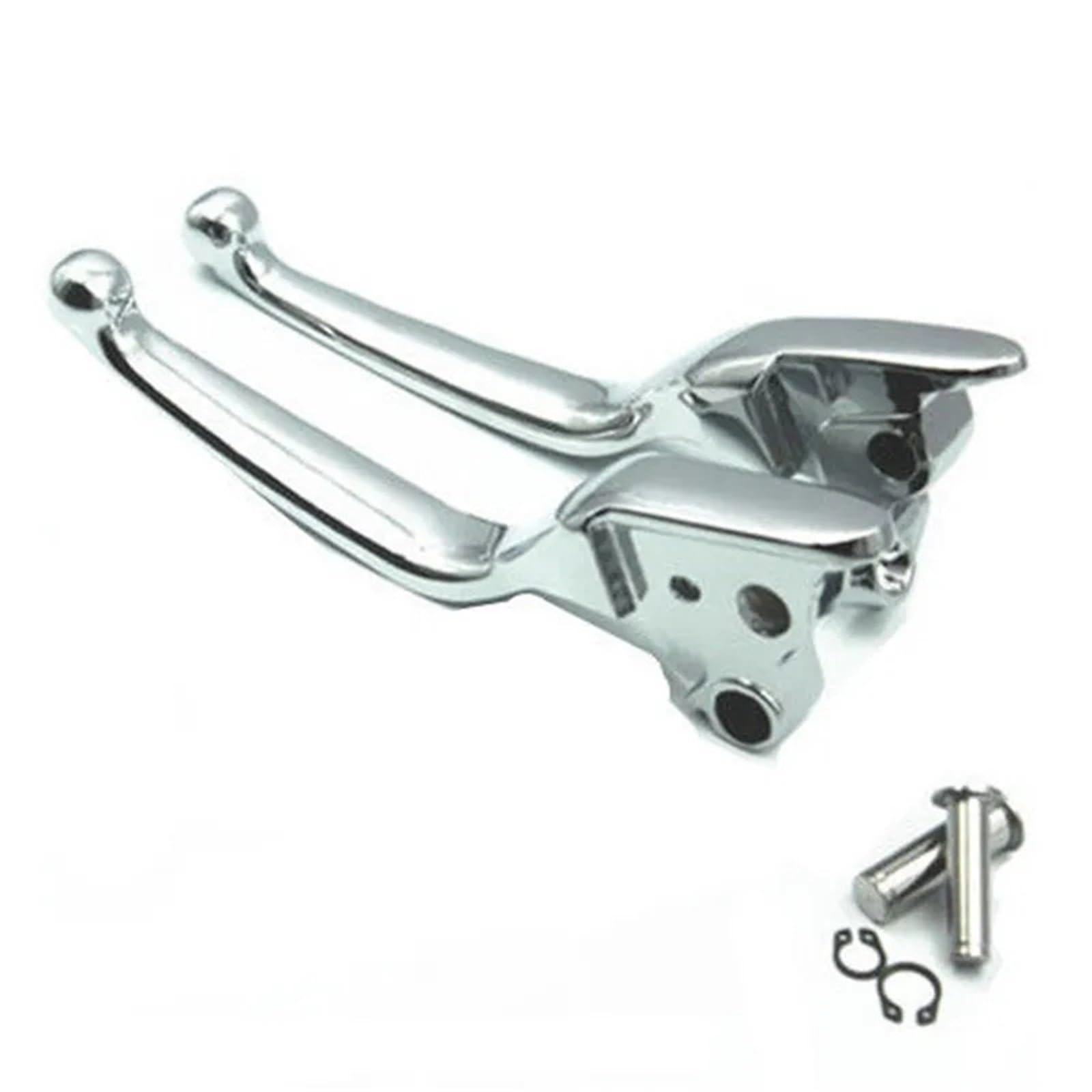 AWEDKKFI Motorcycle Clutch Brake Levers Handlebar Fit for Harley FLHR FLHR 2014-up Road King Road Glide FLTR Touring 08-13 Brake Handle Brake Grips(Chrome)