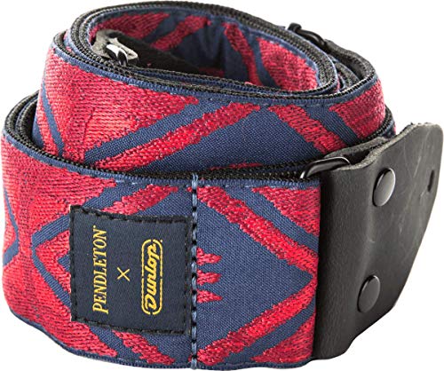 Dunlop PWM05 Sangle guitare Pendleton Jacquard – Big Horn - Les Beatles, Paul McCartney, John Lennon, RIngo Starr, George Harrison Dunlop PWM05 Sangle guitare Pendleton Jacquard - Big Horn