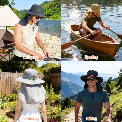 NPQQUAN-Sun-Hats-for-Men-Women-with-Neck-Flap-UPF-50-UV-Protection