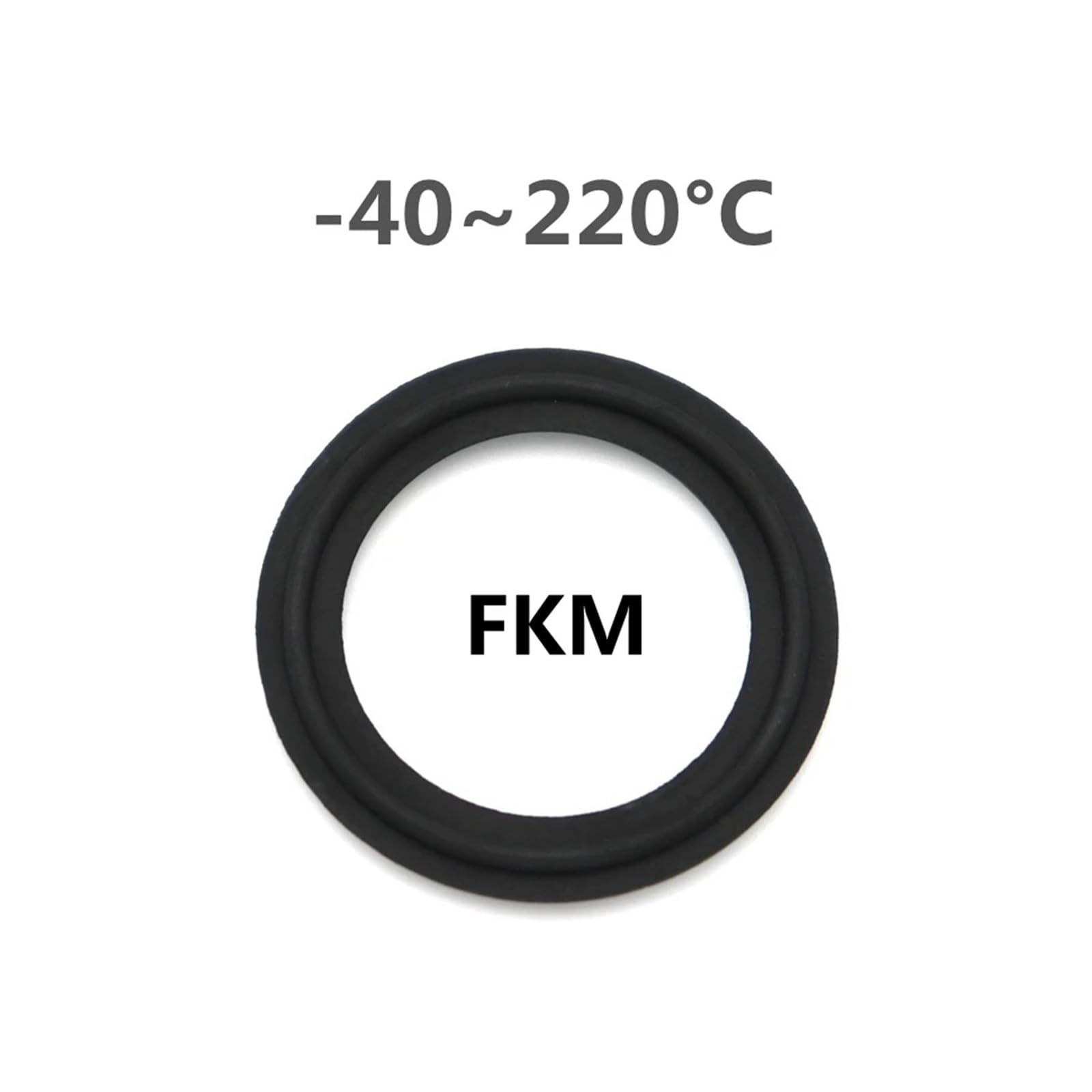 Junta de férula triple abrazadera, 5 unidades, 10, presión, grado sanitario, arandela sellado silicona(FKM-10 Pcs,102mm-119mm)