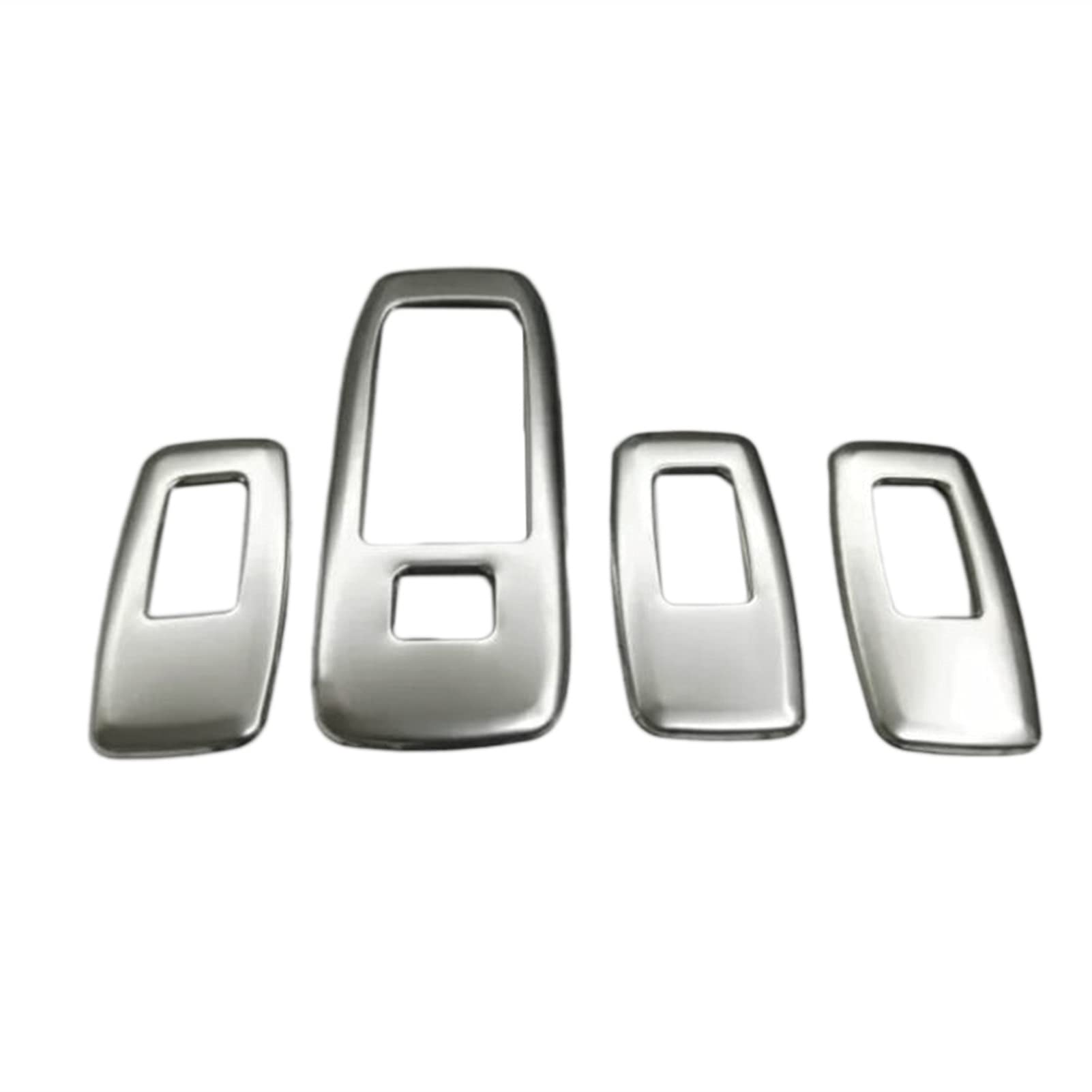 Door Window Armrest Cover Switch Panel Trim Molding Garnish Car Accessories Stainless Steel, for Ford, Everest 2016 2017 2018 Car Window Switch Trim
