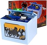 X XU YUAN Monster Stealing Piggy Bank, Dinosaur Coin Bank, Electronic Anime Money Box, Christmas Birthday Gift