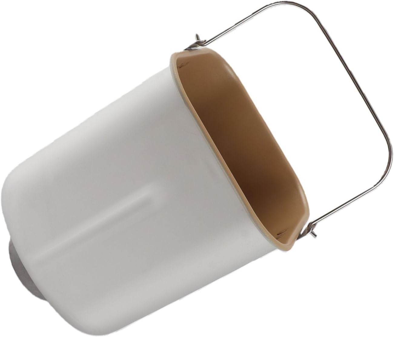 Luqeeg Bread Machine Liner Mixing Bread Bucket, Non Stick Pan with Kneading Paddle, Aluminum Alloy Pan, Ideal for Maker Universal Replacement