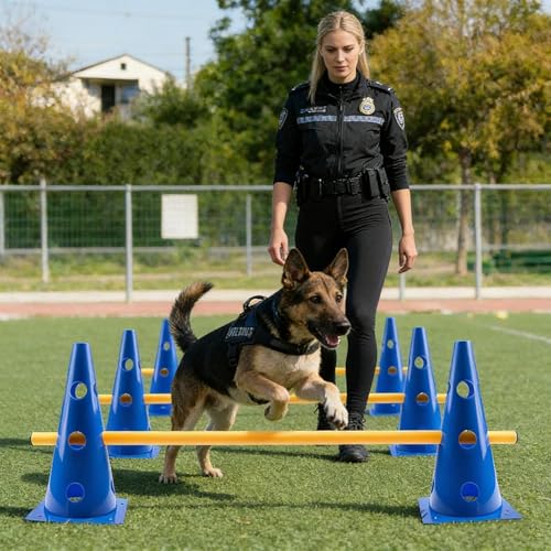 Parcours d'obstacles pour chien idéal pour la compétition