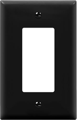 Miniatura 23 de ENERLITES Placa de pared decorativa para interruptor de luz o tomacorriente, acabado brillante, tamaño extra grande de 1 gang 5.5" x 3.5