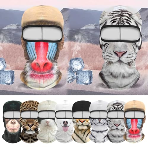 Balaclava para Hombres, Máscara Facial Transpirable con Protección UV y Aislamiento Térmico, Ideal para Esquí y Ciclismo en Invierno miniatura 6