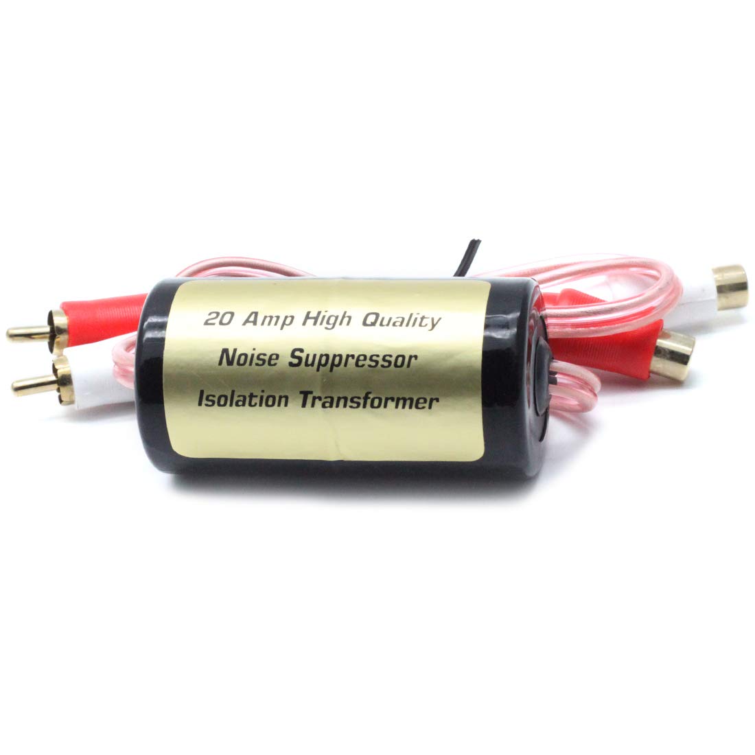 Car Noise Filter RCA Male to Female Ground Loop Isolator 20A