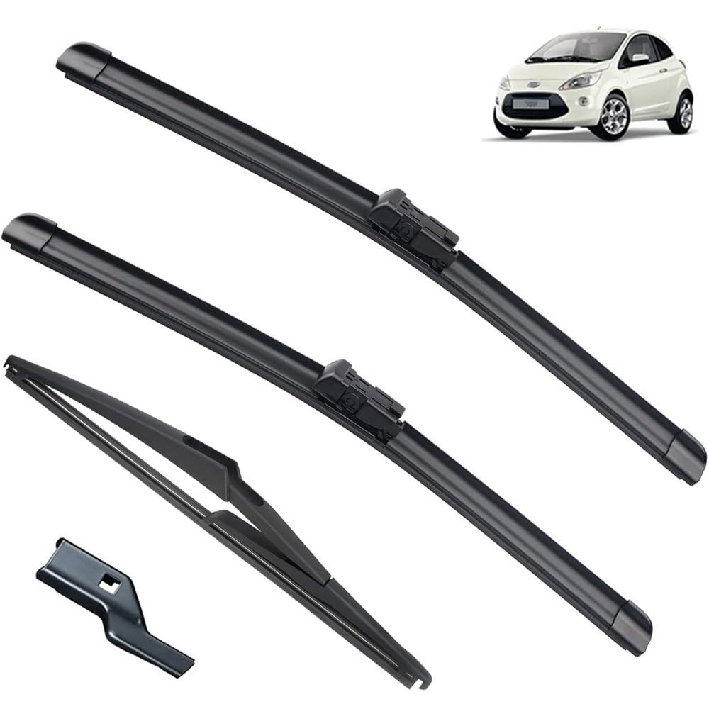 Essuie-glace avant arrière Ford KA MK2 2009-2015 24 14 11 pouces - 8