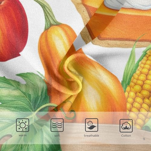 Toddler Underwear Floral 2t Cotton Cute Panties Girl Funny Briefs Undies Kids Autumn Harvest Pumpkins3