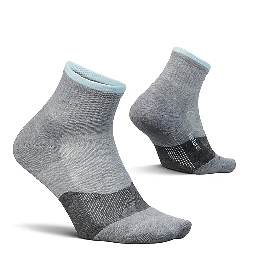 Feetures Trail Max Cushion Quarter Sock - Hiking Socks for Men & Women - (1 Pair)