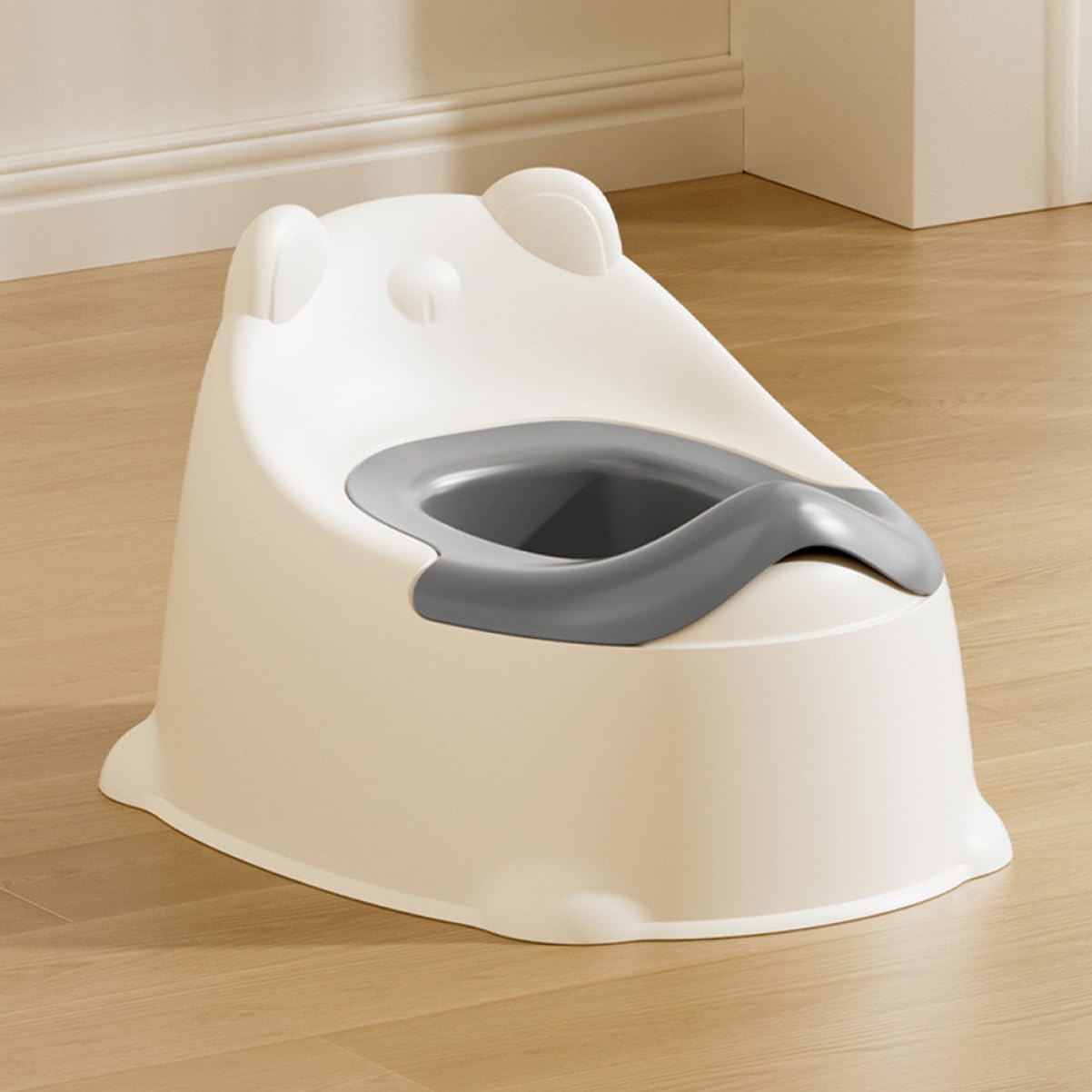 Asiento de Inodoro Portátil para Reductor Wc Infantil Entrenamiento para Ir al Baño Diseño Ergonómico y Resistente para y Uso Doméstico Color y Gris