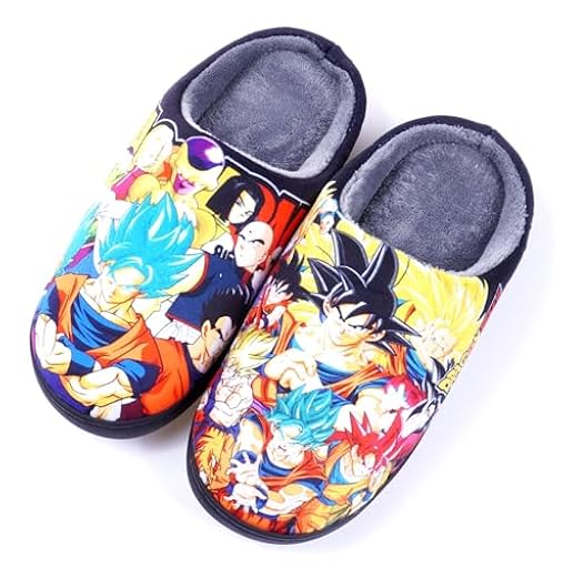 WANHONGYUE Anime Manga Japonés Pantuflas Hombre Mujer Invierno Cálido Suave Zapatillas de Casa Antideslizantes Zapatos para Interiores Exteriores Estilo/1 46-47 EU | Ya disponible en tu tienda friki favorita! En mundofriki.es!