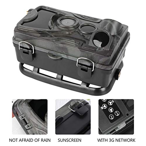 Câmera YARNOW Wild Câmeras 3G para jogos HD 1080p Wildlife Scouting Hunting Cam para monitoramento d