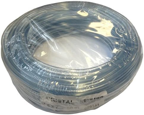 Tricoflex 069141 Cristal Soft PVC Hose 4 mm Interior 7 mm Exterior 50 m Roll by Tricoflex