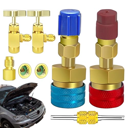 Raccord r1234yf à r134a en laiton pour recharge de climatisation AC