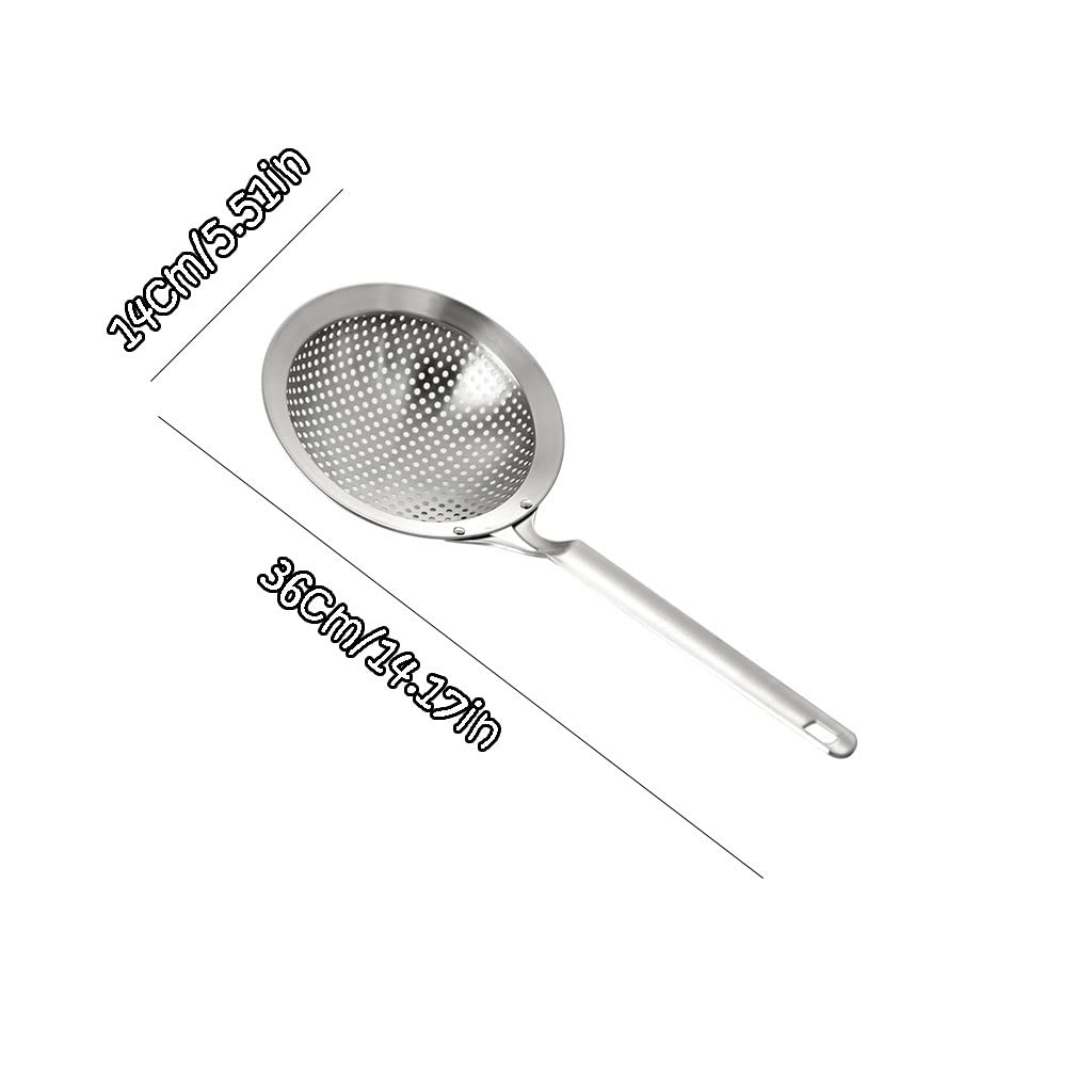 Cedzak do gotowania sitko do makaronu ze stali nierdzewnej sitko o drobnej siatce sitko durszlak narzędzia kuchenne 7-5/23 cm skimmery