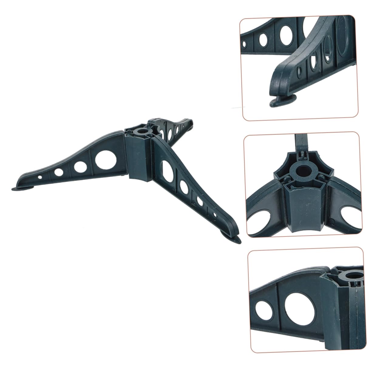 OSOLADY 4pcs Sturdy Christmas Tree Stand Base Support for Artificial Pine Trees Easy Assembly Holiday Decoration Pedestal Compact Xmas Holder