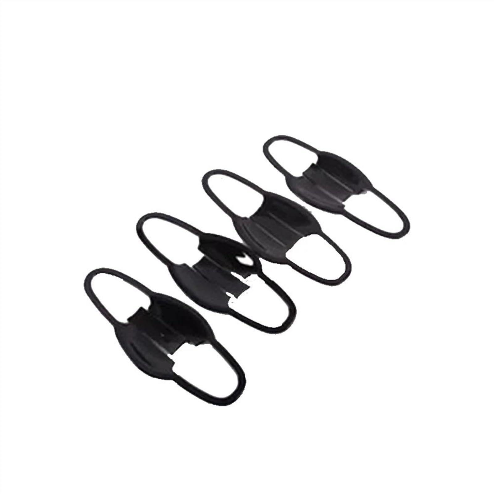 Kjhopy Black B Abs Chrome Car Door Handle Cover For Toyota For Hilux Revo For Rocco For Fortuner For Innova Rav4 2016-2020 Sr5 Exterior Door Handle(Black B)