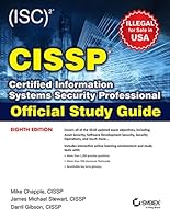 (Isc) 2 Cissp Certified Information Systems Security Professional Official Study Guide, 8Th Edition [Paperback] Mike Chapple And James Michael Stewart 8126576022 Book Cover