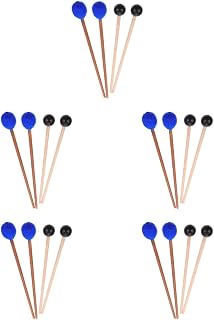 VICASKY 5 Conjuntos De Marimba Martelo Teclado Musical Música Teclado Acessórios Musicais Xilofone Marretas Duras Glockenspiel Xilofone Varas Para Xilofone Percussão Vara Haste De