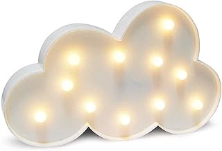 Cute 3D Star Moon Cloud LED Night Light Wall Lamp Baby Kids Bedroom Decor Gifts Light up Lights Standing Hanging Lamp Wedd...