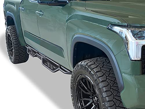 Estribos tubulares APS negro 6 pulgadas para Toyota Tundra miniatura 1