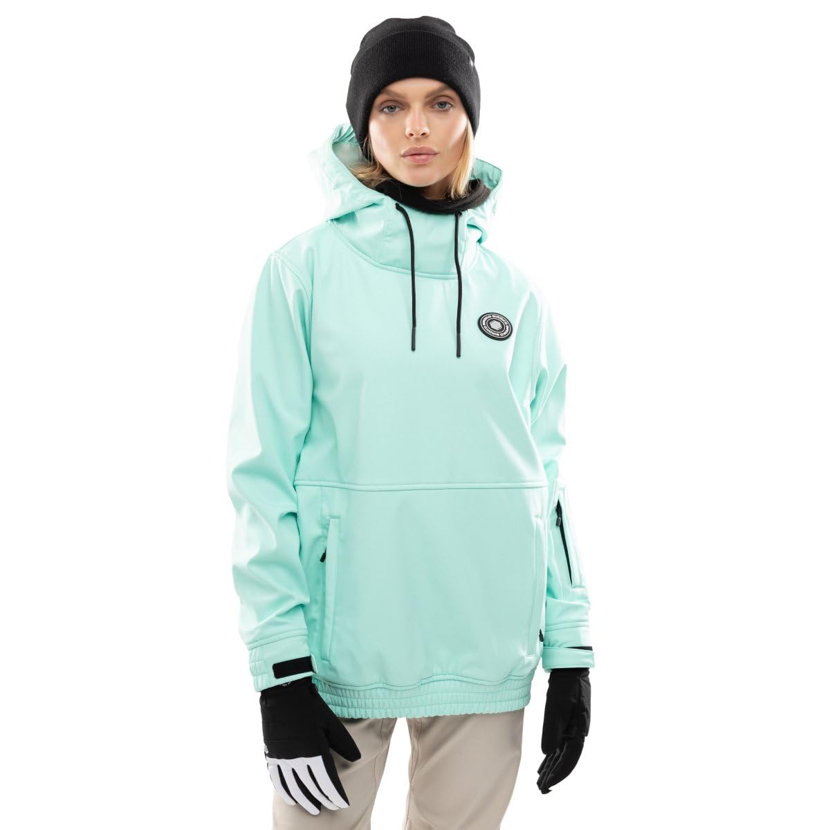SIROKO - Geisoleerde Snowboardjas voor Dames Siroko W4-W Graupel - S - Beige