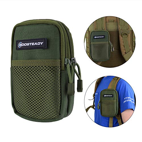 BOOSTEADY Backpack Strap Pouch, Smartphone Strap Pack, Backpack Attachment Bag for Hikers